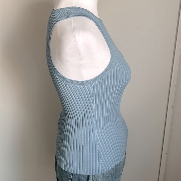 MNew MINKPINK Women’s Sleeveless Ribbed Knit Slim Fit Tank Top - Picture 4 of 11